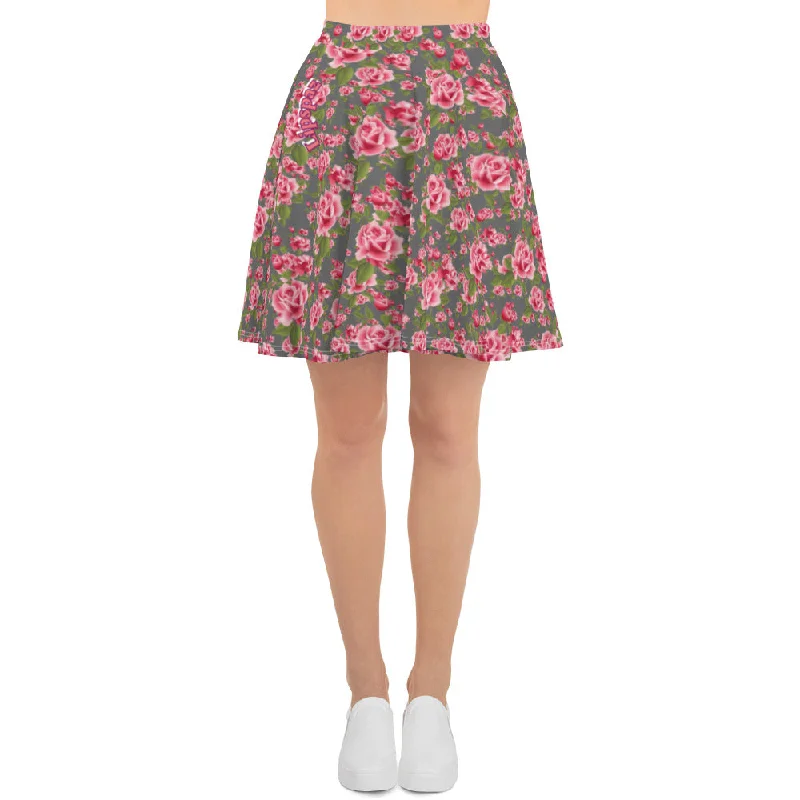 Flared Circle Cut Rose2 Skirt